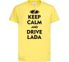 Дитяча футболка Drive Lada Лимонний фото