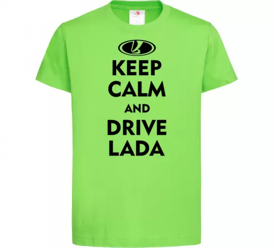 Дитяча футболка Drive Lada Лаймовий фото