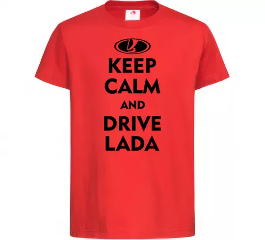 Дитяча футболка Drive Lada Червоний фото