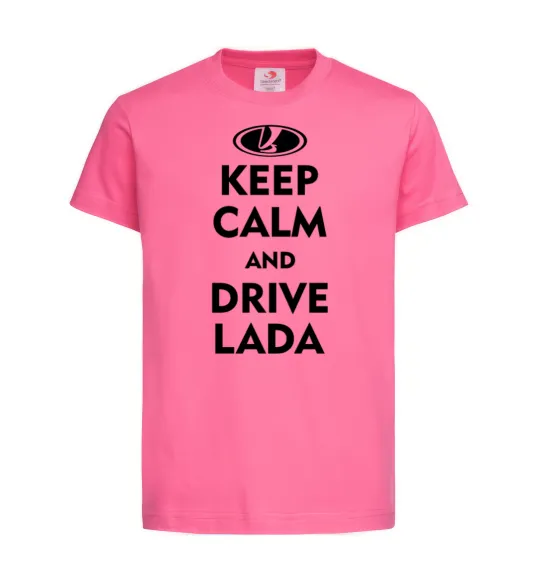 Дитяча футболка Drive Lada Яскраво-рожевий фото