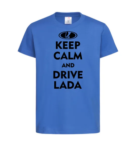 Дитяча футболка Drive Lada Яскраво-синій фото
