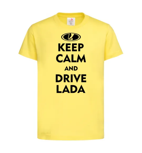 Дитяча футболка Drive Lada Лимонний фото