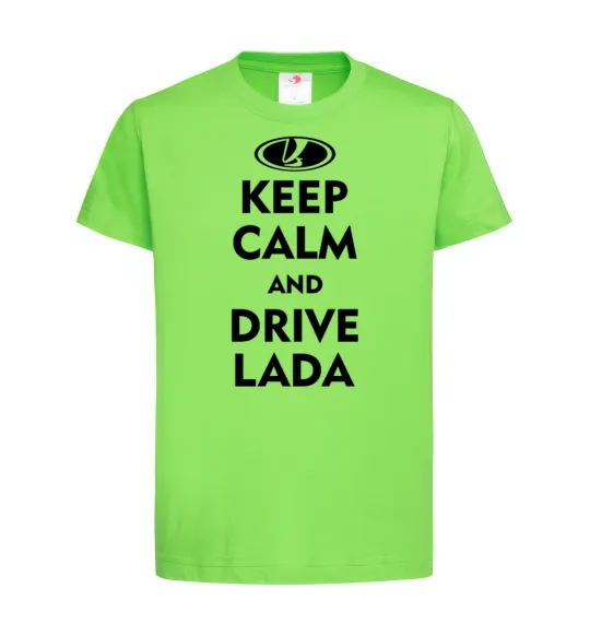 Дитяча футболка Drive Lada Лаймовий фото