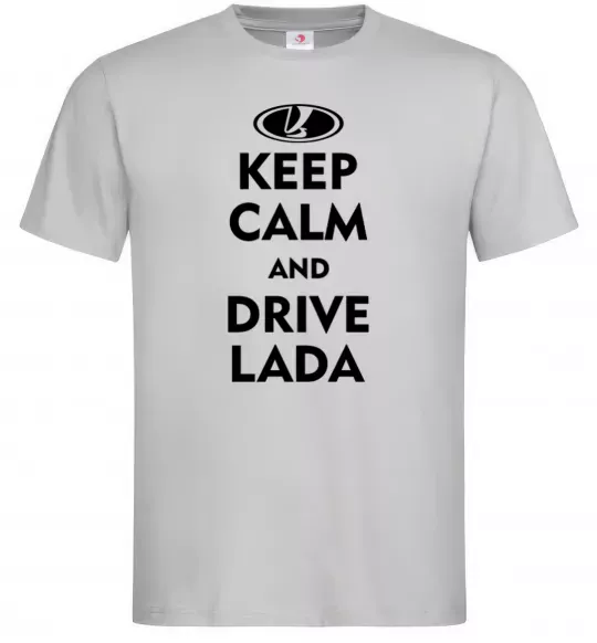 Чоловіча футболка Drive Lada Сірий фото