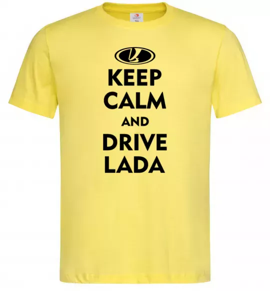 Чоловіча футболка Drive Lada Лимонний фото