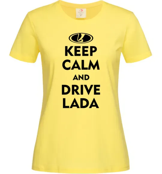 Женская футболка Drive Lada Лимонный фото