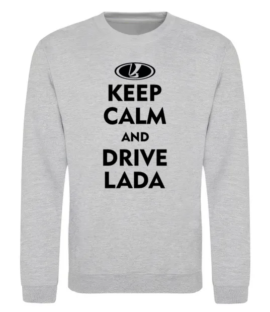Свитшот Drive Lada Серый меланж фото