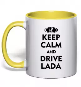 Чашка з кольоровою ручкою