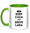 Чашка з кольоровою ручкою Drive Lada Зелений Чашка з кольоровою ручкою Drive Lada Зелений фото