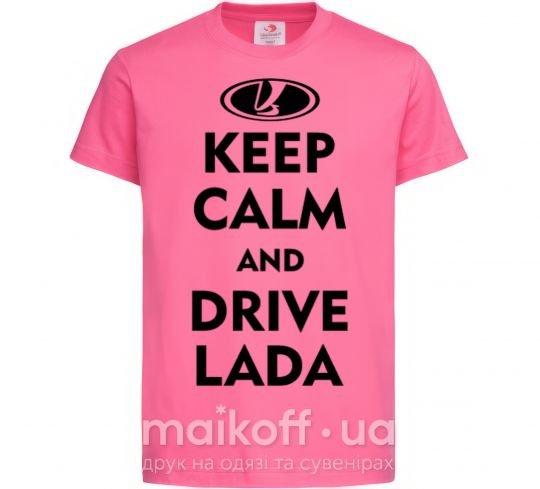 Дитяча футболка Drive Lada Яскраво-рожевий фото