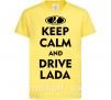 Дитяча футболка Drive Lada Лимонний фото