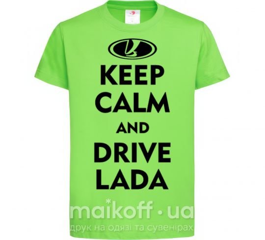 Детская футболка Drive Lada Лаймовый фото