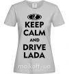 Жіноча футболка Drive Lada Сірий фото