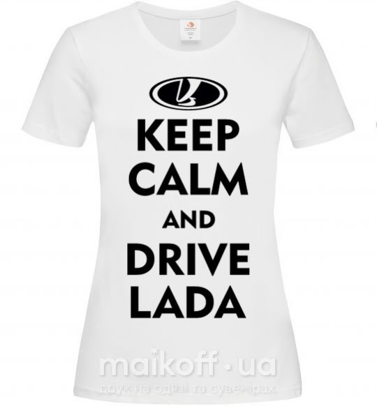 Жіноча футболка Drive Lada Білий фото