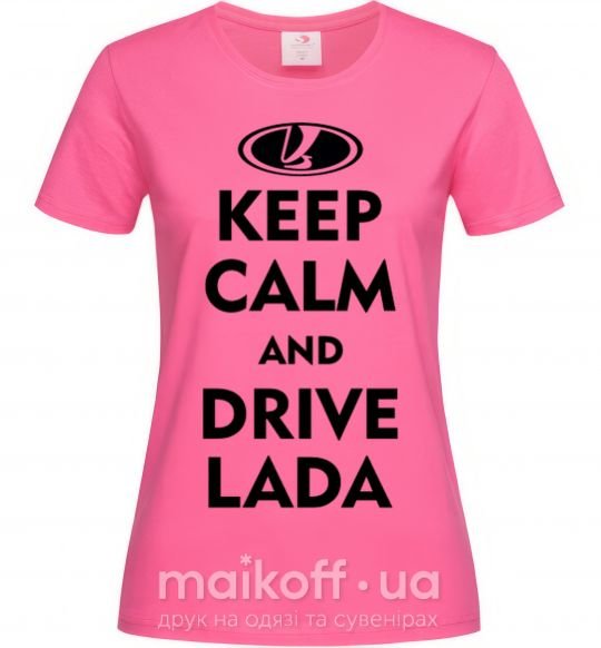 Жіноча футболка Drive Lada Яскраво-рожевий фото