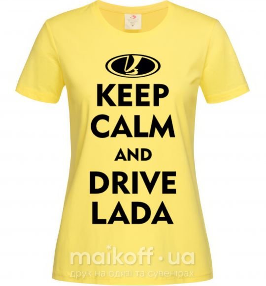 Жіноча футболка Drive Lada Лимонний фото