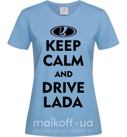 Женская футболка Drive Lada Голубой фото