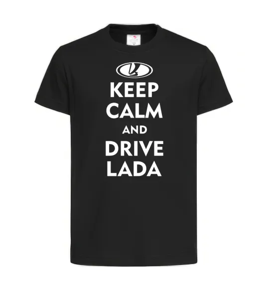 Дитяча футболка Drive Lada Чорний фото