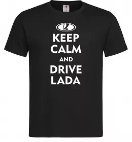 Чоловіча футболка Drive Lada Чорний фото