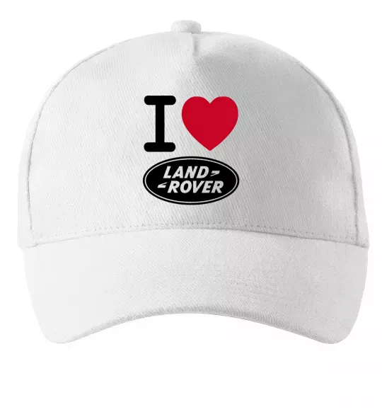 Кепка I Love Land Rover Білий фото