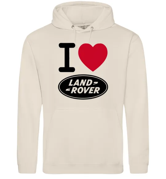 Женская толстовка (худи) I Love Land Rover Таш фото