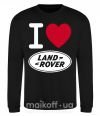 Світшот I Love Land Rover Чорний фото