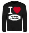 Світшот I Love Land Rover Чорний фото