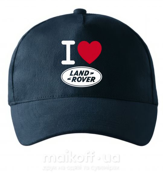 Кепка I Love Land Rover Темно-синий фото