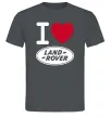 Мужская футболка I Love Land Rover Графит фото