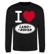 Свитшот I Love Land Rover Черный фото