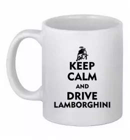 Чашка керамическая Need money for Lamba Белый фото