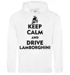 Мужская толстовка (худи) Drive Lamborghini Белый Мужская толстовка (худи) Drive Lamborghini Белый фото