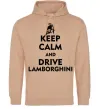 Мужская толстовка (худи) Drive Lamborghini Песочный Мужская толстовка (худи) Drive Lamborghini Песочный фото
