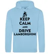 Мужская толстовка (худи) Drive Lamborghini Голубой фото