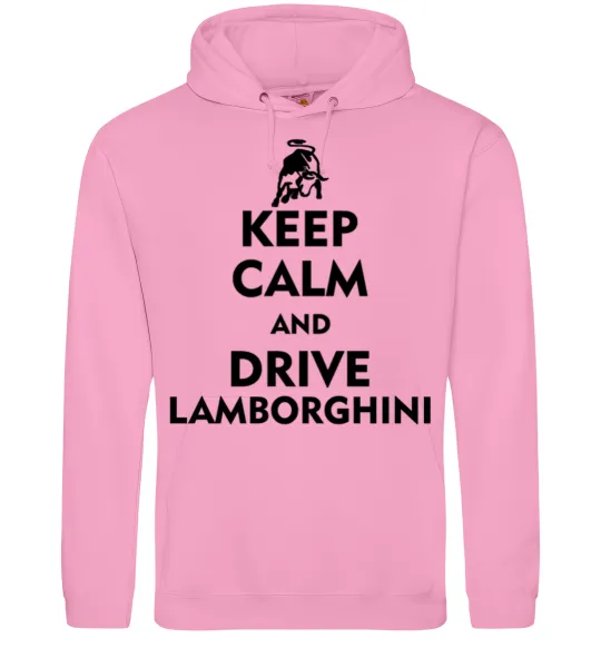 Женская толстовка (худи) Drive Lamborghini Розовый фото