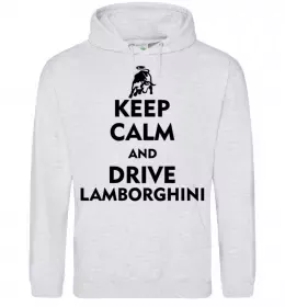 Женская толстовка (худи) Lamborghini one love Белый фото