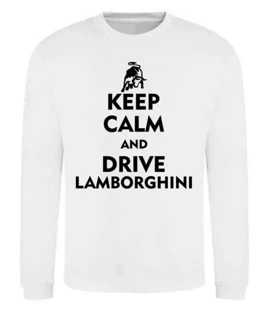 Свитшот Drive Lamborghini Белый фото