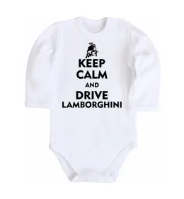 Дитячий бодік Drive Lamborghini Білий фото