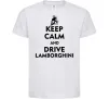 Детская футболка Drive Lamborghini Белый фото