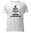Чоловіча преміум футболка Drive Lamborghini Білий фото