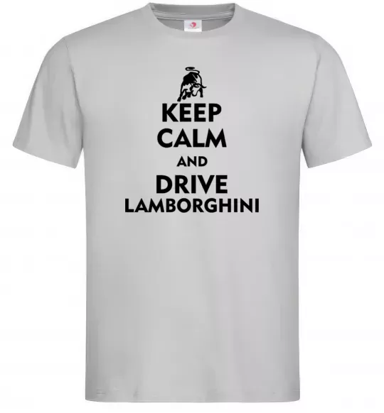 Чоловіча футболка Drive Lamborghini Сірий фото