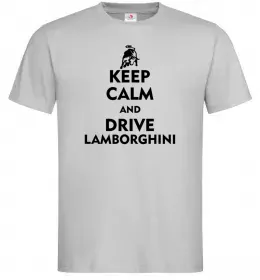 Мужская футболка Drive Lamborghini Серый фото