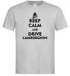 Чоловіча футболка Drive Lamborghini Сірий фото
