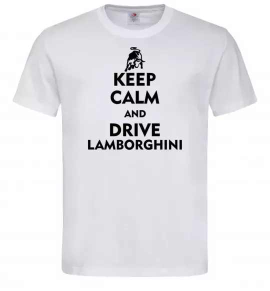Чоловіча футболка Drive Lamborghini Білий фото
