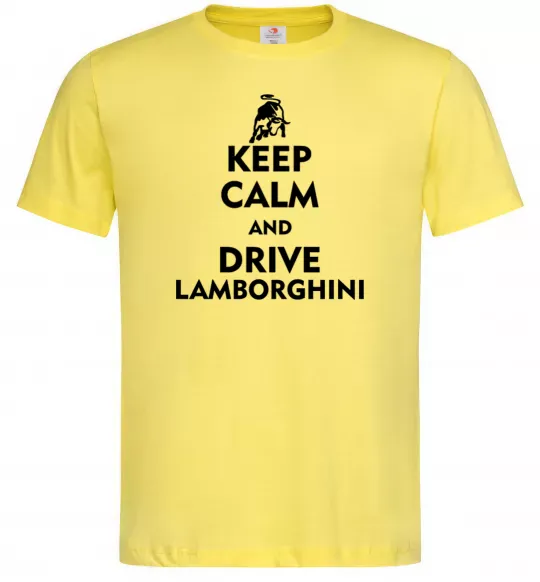 Чоловіча футболка Drive Lamborghini Лимонний фото
