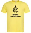 Чоловіча футболка Drive Lamborghini Лимонний фото