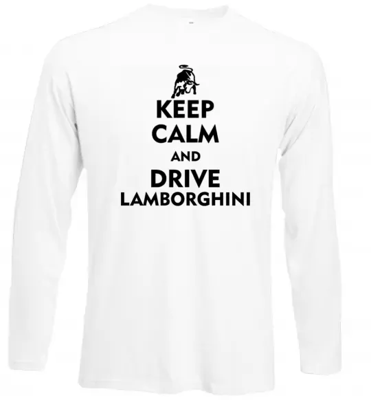 Лонгслив Drive Lamborghini Белый фото