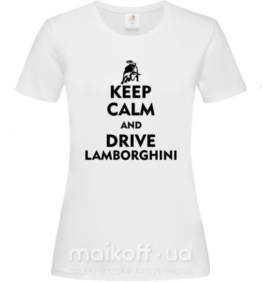 Женская футболка Drive Lamborghini Белый фото