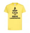 Детская футболка Drive Lamborghini Лимонный фото