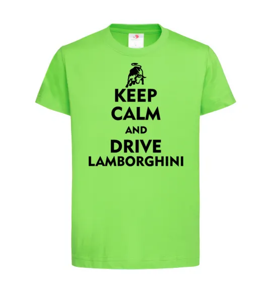 Детская футболка Drive Lamborghini Лаймовый фото